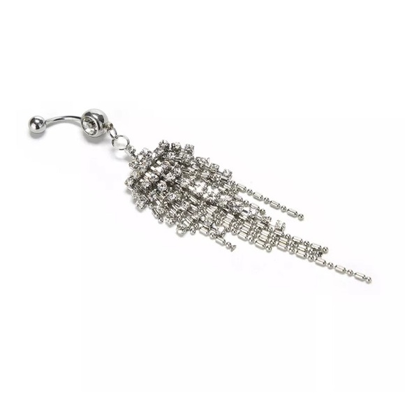 ❤️❤️❤️❤️❤️RHINESTONE BELLY RING - Picture 7 of 8